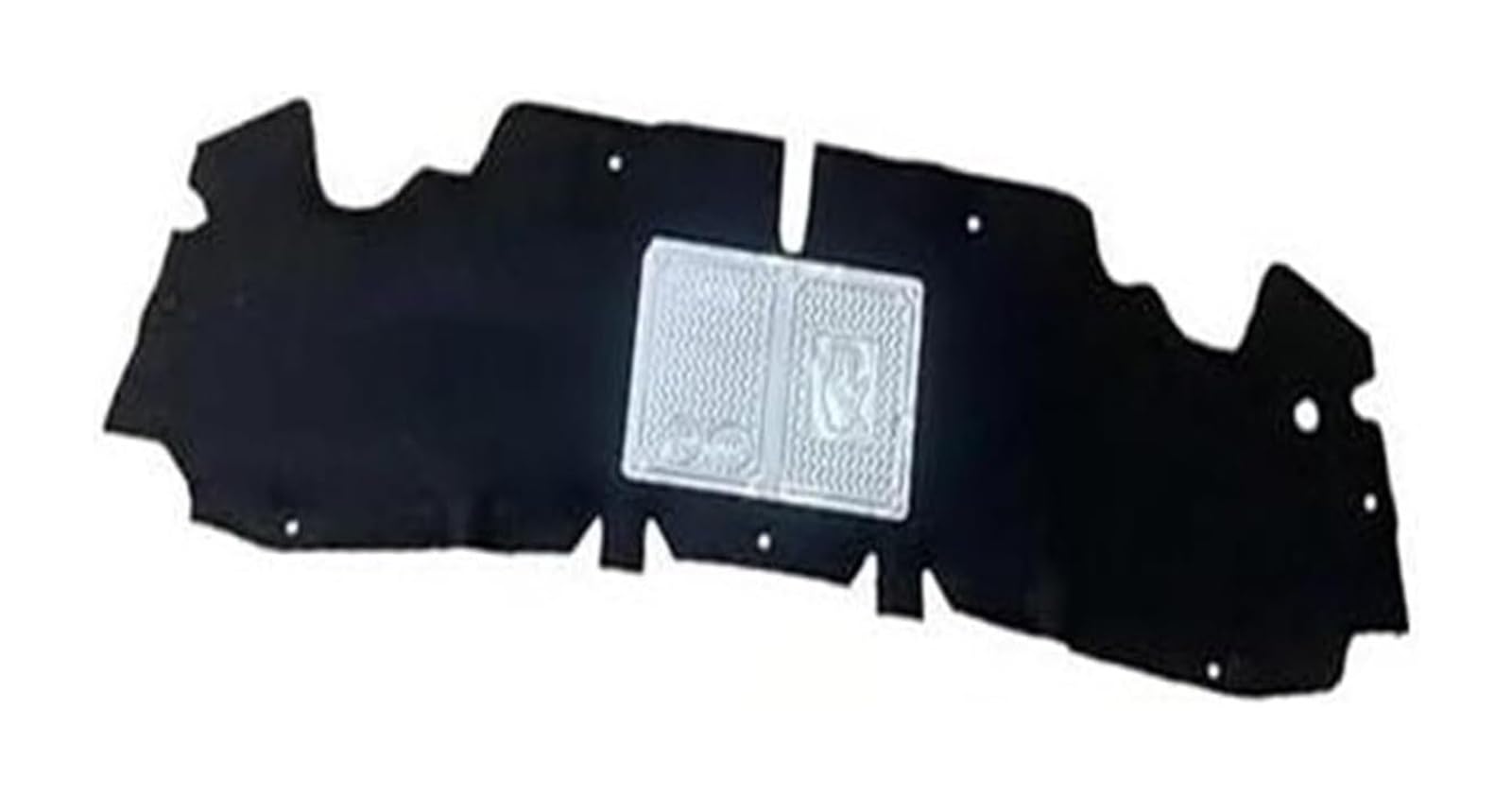 for Peugeot 3008 2013-2019 Car Front Hood Engine Heat Sound Insulation Cotton Mat Car Sound Insulation Cotton(Black 2013-2015)