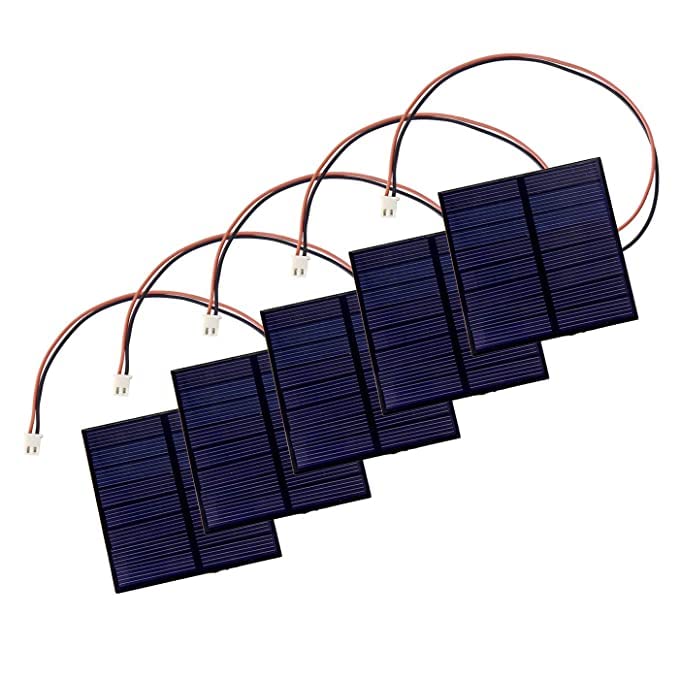 generic 5pcs 55 x 55 Mini Solar Panel 4V 100MH Wire Attached for DIY Projects-picture-28