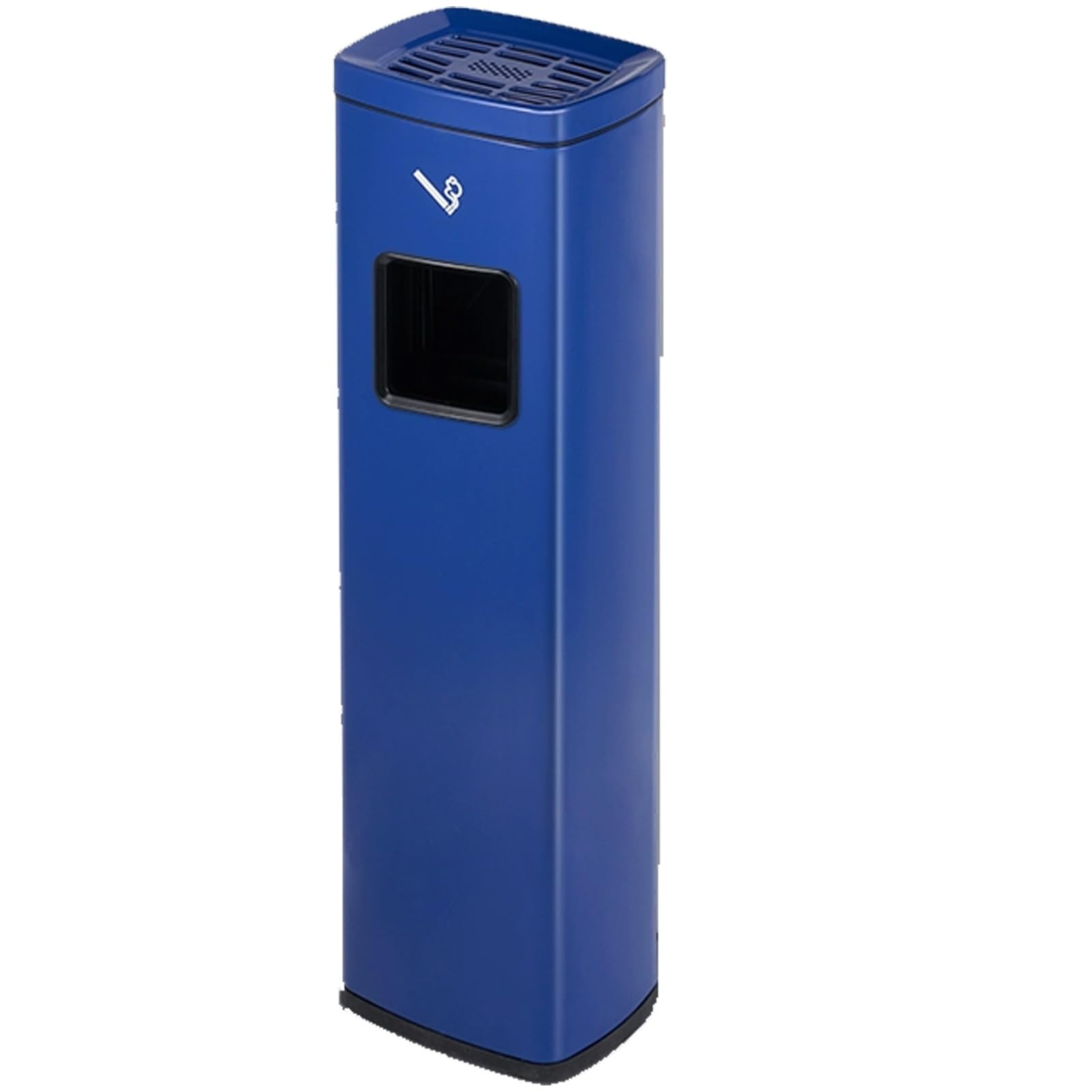 IUokLU Standing Ashtray Outdoor Cigarette Disposal Trash Can for Patio,Garden,Office,Restaurant,Hotel,Bar（Blue）