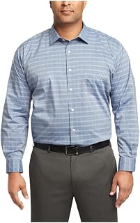Mens Tall Fit Dress Shirt Ultra Wrinkle Free Flex Collar Stretch (Big and Tall)
