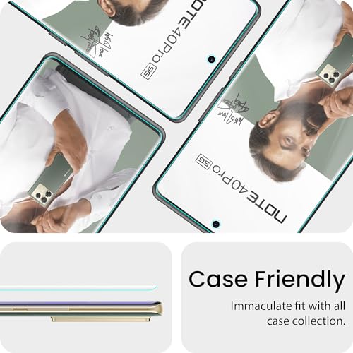 Image of ArmourPro Edge to Edge Screen Protector for Infinix Note 40 Pro, Note 40 Pro Plus and Zero 30 5G (6.78 Inch) with Easy Installation Kit | Crystal Clear, Case Friendly Coverage, Ultra Thin Membrane