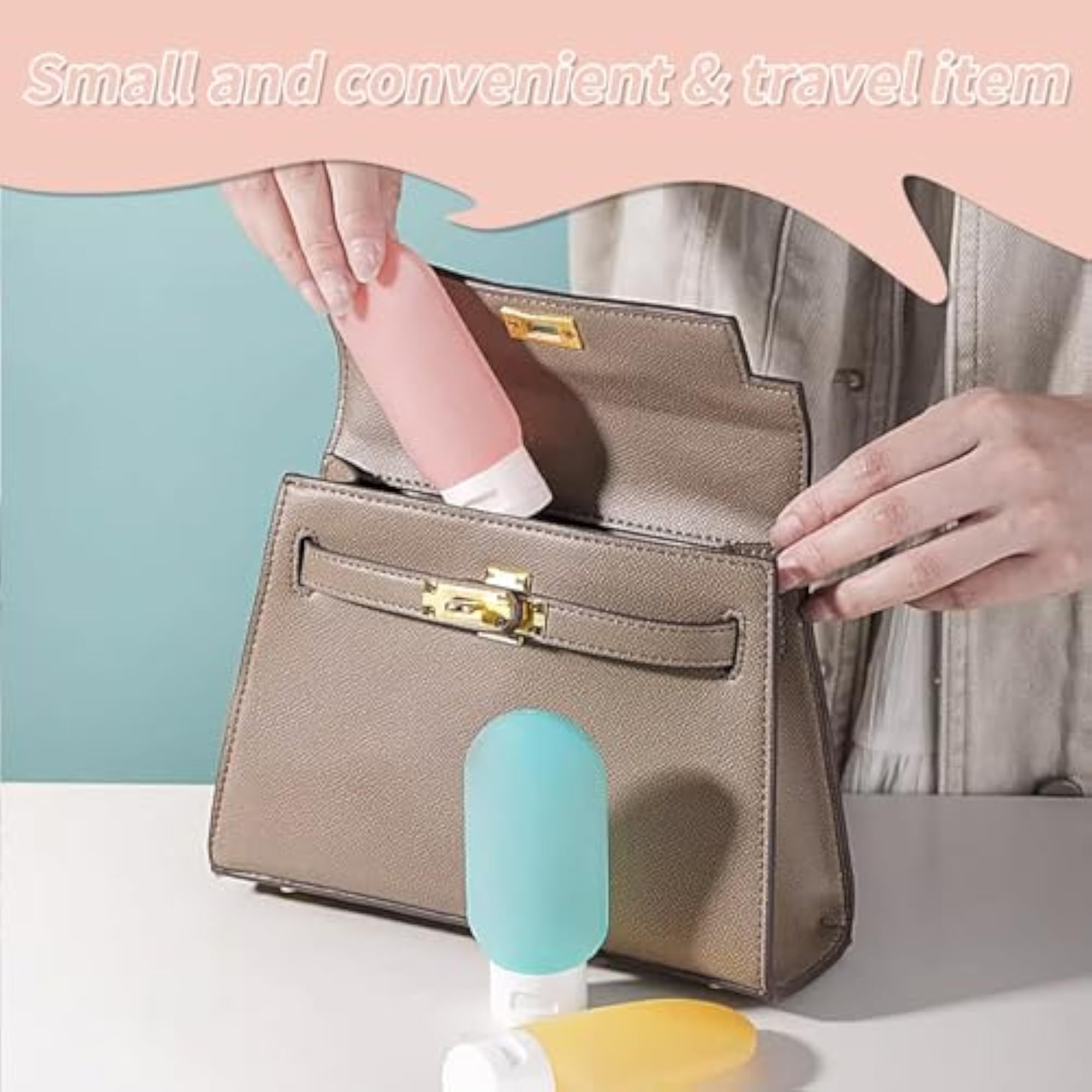 16Pcs Travel Bottle Set for Toiletries, Leak Proof