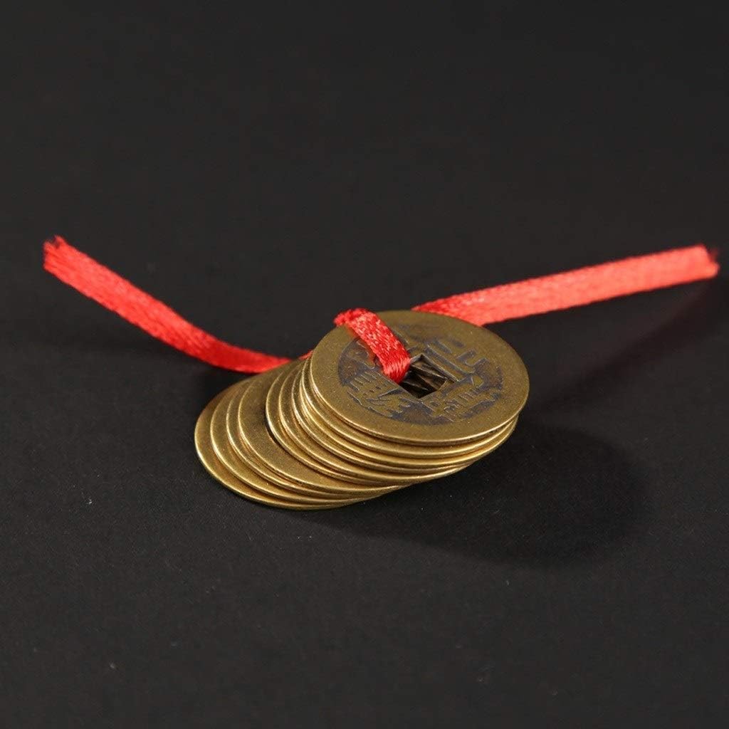 Wealth Ornament 0.9 Inch 2.2Cm Chinese Fortune Coins Feng Shui I-Ching Good Luck Ancient Dynasty Coin (20 Pieces)