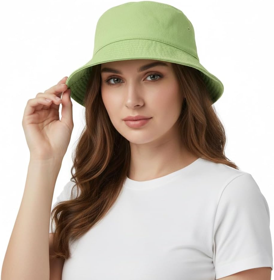 - Cotton Bucket hat for Women, Bucket hat for Man, Beach hat for Women, Sun Protection Cap for Men, Round hat for Men, Round Cap for Man.
