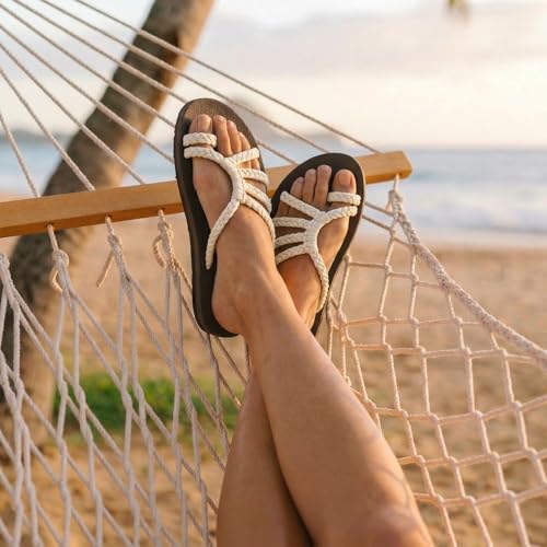 Image of Plaka Relief Flip Flops for Women with Arch Support | Comfy Sandals for Women | Perfect for the Beach, Long Walks or Poolside