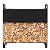 Garvee Firewood Rack Outdoor, 4FT Firewood Rack with Cover for Fireplace Wood Storage, Firewood Holder for Outdoor/Indoor with Anti-Rust Coating and Waterproof Cover