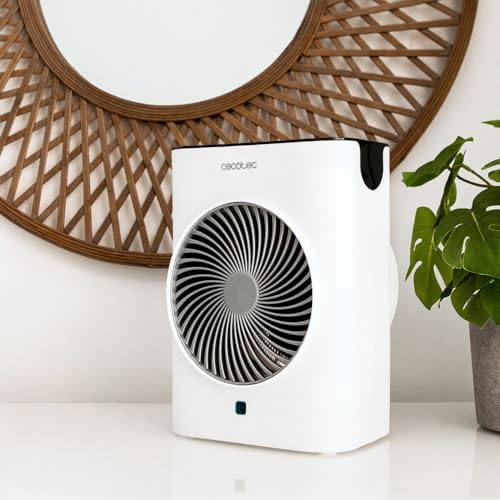 Cecotec Termoventilatore Elettrico Con Telecomando Readywarm 2077 Max Force Smart White. 2000W, 2 Livelli Potenza, Basso Consumo, 3 Modalità Funzionamento, Display Led - 2