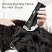 Tileon Dog Grooming Cilppers,Handy & Powerful Pet Electric Hair Trimmer Kits Waterproof Cordless Rechargeable Grooming Shavers for Small Dogs and Cats Black