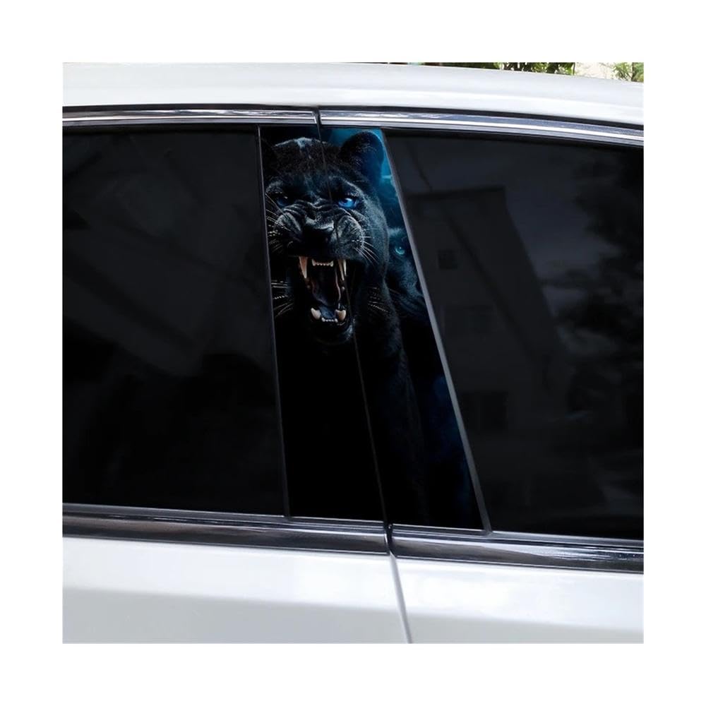 Bertdcx B Animal Leopard Car -Pillar Waterproof Sticker Diy Car Styling Decal Auto Parts(B)