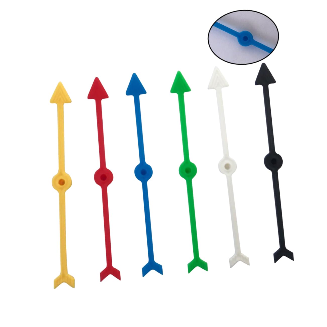 SUPVOX Rotating Pointer Toy 12pcs Plastic Desktop Toys Boys and Girls Playing Pointer Accessories Random Color