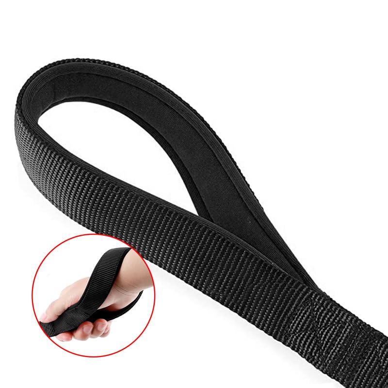 Ladoogo Correa Resistente Para Perro, Ango Acolchado Cóodo, 5 Pies De Largo, Correas De Perro