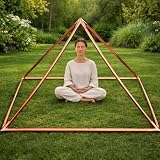 Copper Pyramid Kit 1 Inch, Hand Made Reiki & Meditation Connectors, 100% Pure Copper, Durable & Heavy Duty, Fits 1 Inch Pipes, USA, UK, Europe