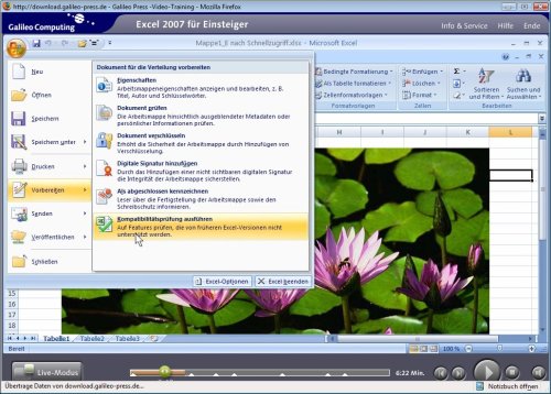 Excel 2007: In 8 Stunden Excel sicher beherrschen – alle Werkzeuge im praktischen Einsatz erklärt (Galileo Computing)