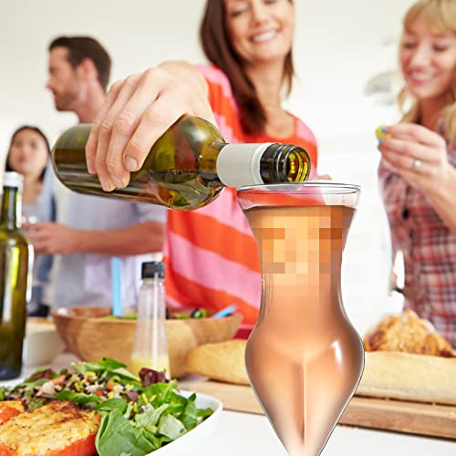 8 Pcs Fun Wine Glasses Body Wine Glass Body Shaped Cute Cocktail Glasses Cool Drinking Glasses Creative Cup Beauty Lady Woman Goblet Glass Glassware For Champagne Housewarming Bar Celebration Gift #TOP4