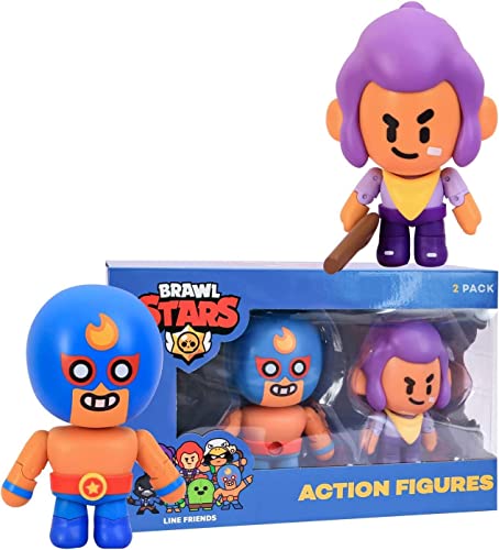 P.M.I. Brawl Stars Action Figures | Two of Four 6.5-Inch-Tall...