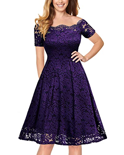 Amazon.com: MISSMAY Women's Vintage Floral Lace Short Sleeve