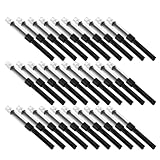 iplusmile 50 Stück Füllfederhalter Konverter 3,4mm Nachfüllbarer Kunststoff Tintenkonverter für Klassische Füllhalter Präzise Tintenfüllhilfe Kompatibel für Büro und Schule