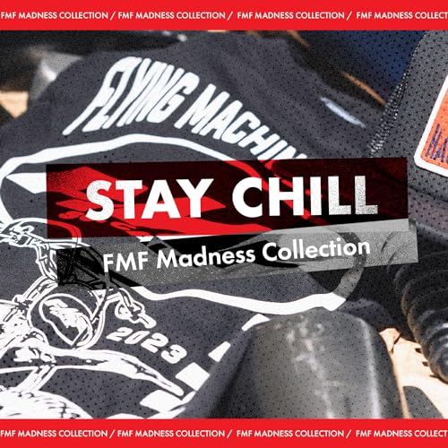 FMF Madness Tee - Crew Neck Mens T Shirt, Motocross, Dirt Bike T Shirts Blk 6