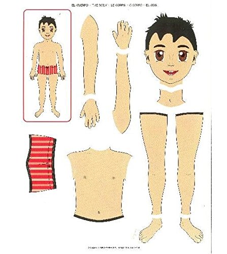 APLI Pack of 12 Sheets of Body Stickers, Mehrfarbig - Image 2