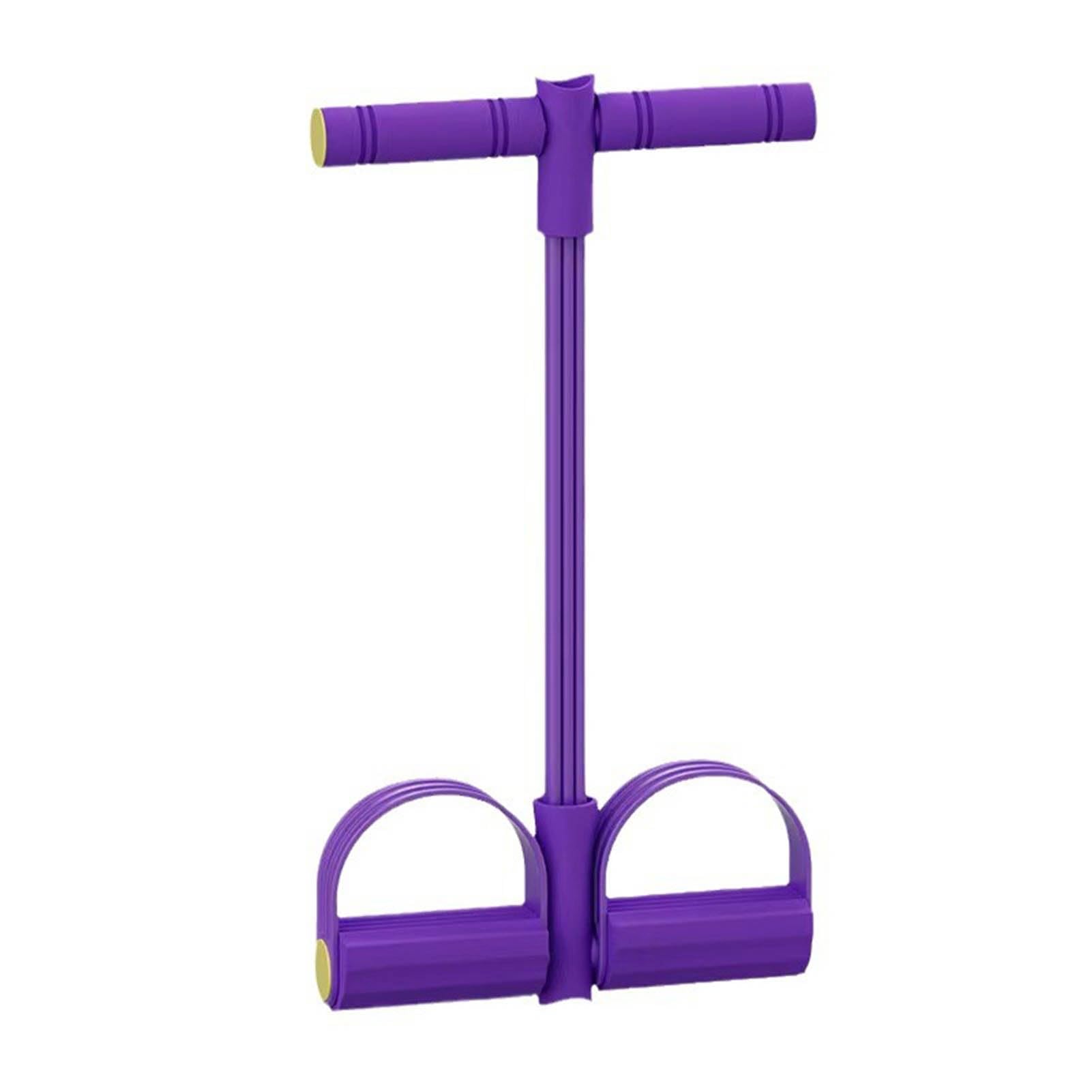 matumou 6-Tube Pedal Resistance Band Multifunction Tension Rope Elastic Yoga Pedal Puller Body Stretching Trainer Home Gym Workout