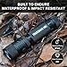 Powertac M6 G3 Tradesman Flashlight – 2030 Lumens, 330m Long Throw, Magnetic Tail, Rechargeable Compact EDC LED Light for Camping, Hiking, and Outdoor Use
