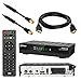 Produktbild HB DIGITAL Set : Kabel Receiver DVB-C Comag DKR60 HD DVB-C Receiver für Kabelfernsehen + HDMI Kabel + 1m Antennenkabel mit Mantelstromfilter schwarz (Full HD HDTV HDMI SCART USB)
