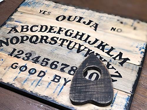 Miniatura 2 de Ouija - Plantilla de tablero para decoración de Halloween, para pintar sobre la piel como parte de un disfraz de Halloween, o pintar paredes, telas