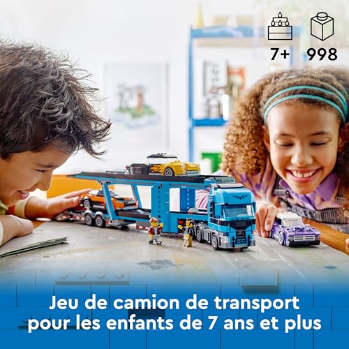 Lego City Le Camion De Transport De Voitures De Sport 60408 Lego La Boite - vue 5