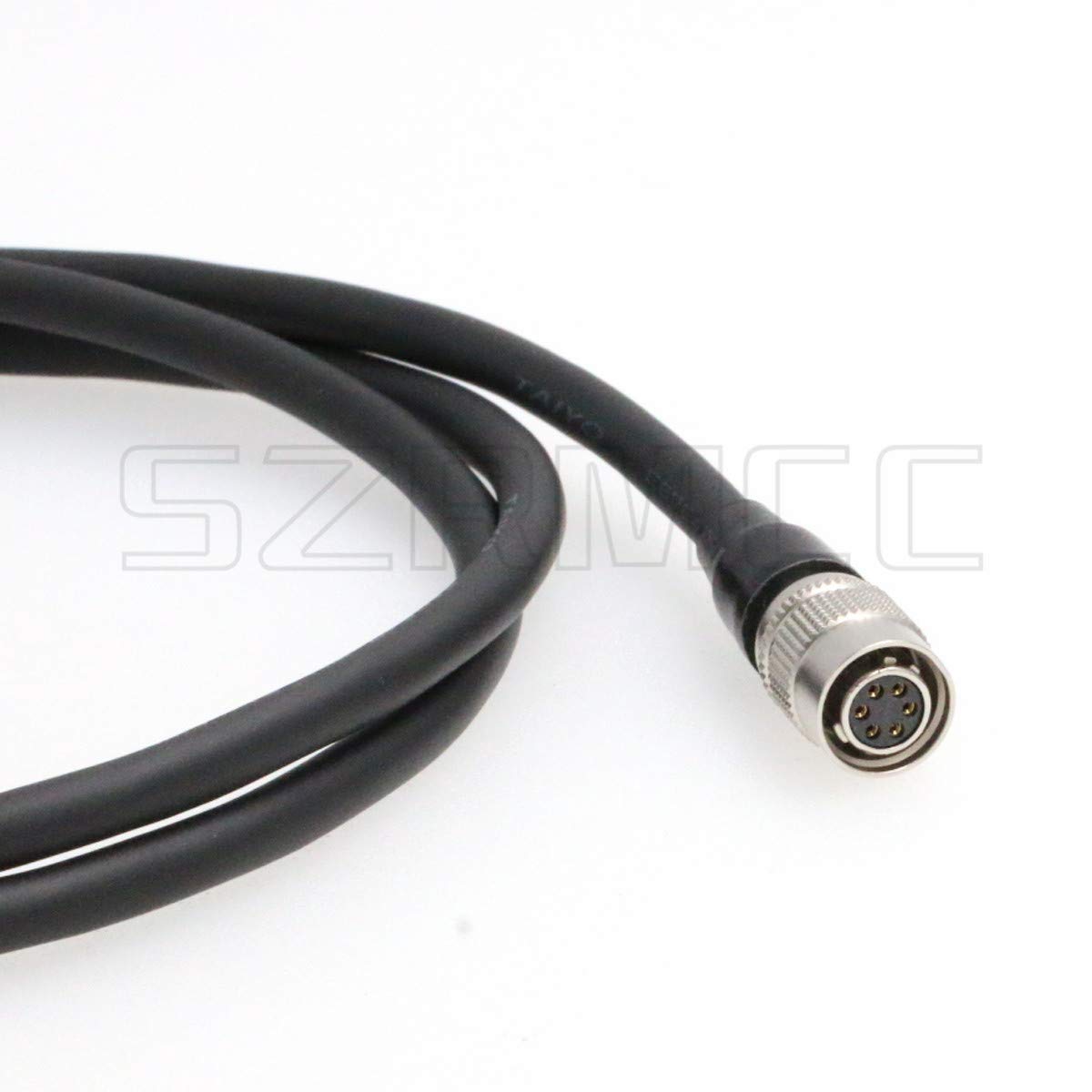 SZRMCC Hirose 6 pin Female to Open End I/O Cables HR10A-7P-6S Trigger Power Cable for Basler MED Ace Racer GigE Sony CCD XC-75 Allied Industrial Machine Vision Camera (1m)