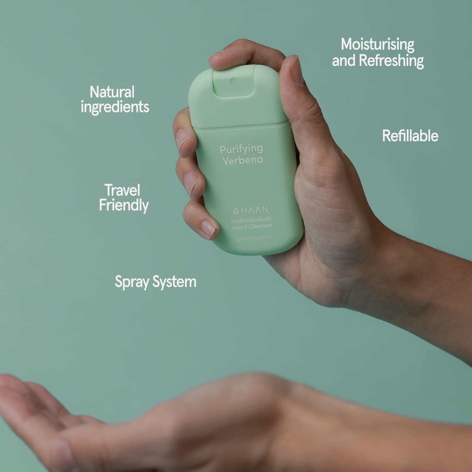HAAN Spray hidratante para manos con aloe vera (pack de 10) – 10 unidad por fragancia: Purifying Verbena