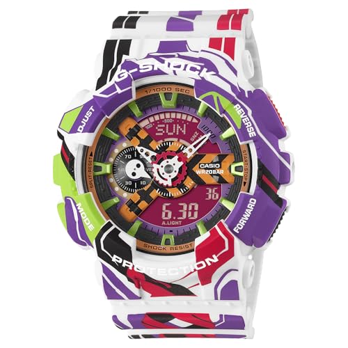 Casio Men's G-Shock Classic Analog-Digital Evangelion Edition Resin Watch 55mm - GA110EVA307A