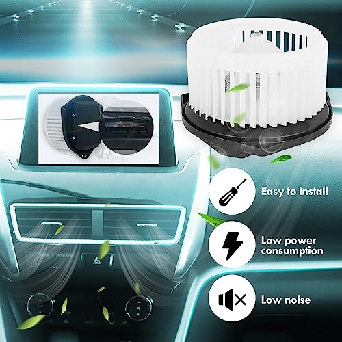 Image of AC Heater Blower Motor Assembly, Blower Motor with Fan Fit for Nissan Altima Maxima 350Z 370Z Pathfinder Murano GT-R, Infiniti EX35 FX35 FX45 G25 G35 M35, 700193, PM9316 27200-JA000, 27225-3TA1A