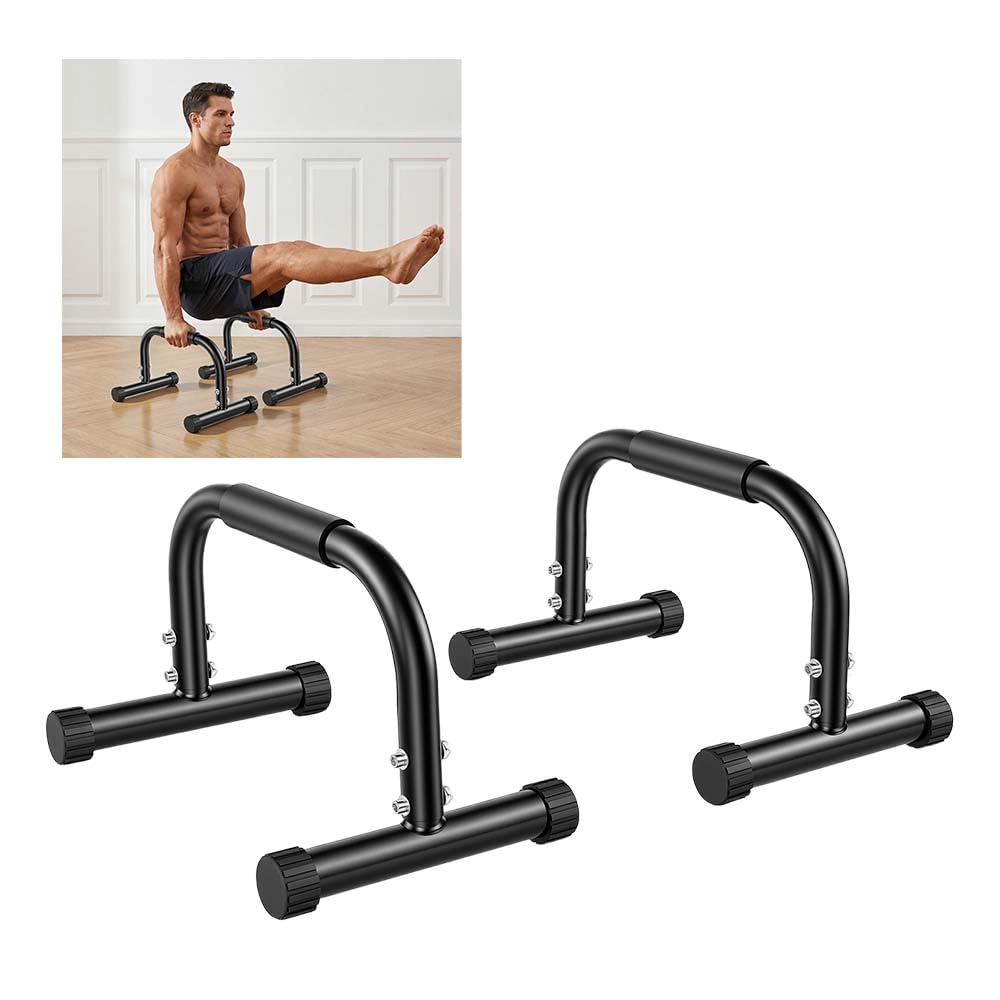 Parallettes Bars, High Dip Calisthenics Push Up Bars, Heavy-Duty Handstand Bars for Home Gym Parallel Dip Bars, 440lbs Weight Capacity