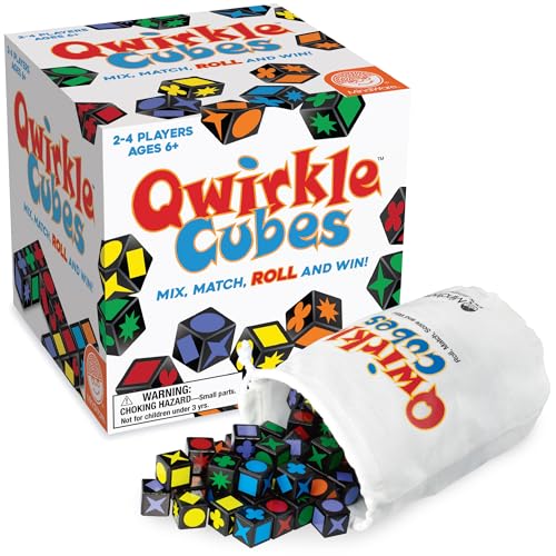 MindWare , Qwirkle Cubes, Miniature Game, Ages 6+, 2-4 Players, 4...