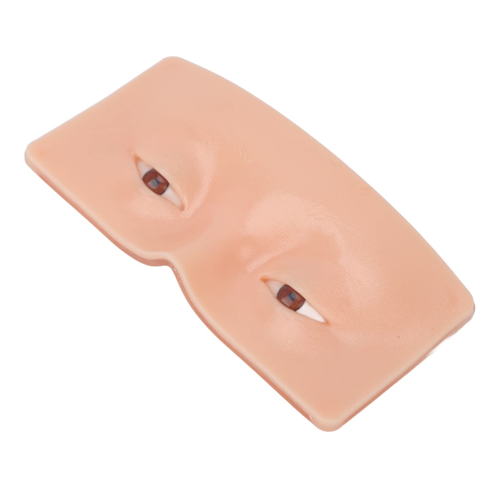 Cryfokt Makeup Practice Face Board, Reusable Eye Eyebrow Makeup Practice Pad with Cleaning Oil Eyes Mannequin Face Skin Eye Make Up Practice Model for Makeup Artists Students and Beginners