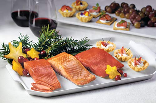 Seabear - Premium Wild Alaskan Smoked Sockeye, Coho, And Pink Salmon Trio - 18Oz Box #TOP1
