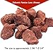 Tfwadmx 10 Pack Aquarium Red Lava Rock Fish Tank Volcanic Pumice Stones for Shrimp Betta(1.18''-1.96'')