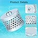 Round Hole Suction Strainer Filter for Pumps, Carbon Plated Steel Basket Water Suction Filter, with NPT Female Thread, Reduces Solids Entering Pump (1 inch)