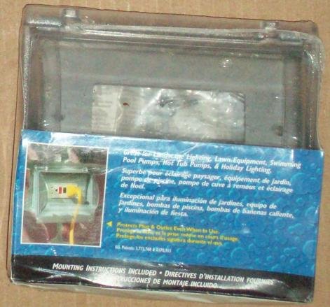 Carlon In-Use Weatherproof Cover, Single Gang Horizontal Cover, Good for GFCI or Duplex Faceplate