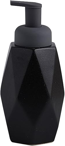 Miniatura 9 de Recipiente dispensador de líquido de cocina, botella de prensa de espuma, dispensador de jabón líquido de cerámica, botella de descarga de cerámica,