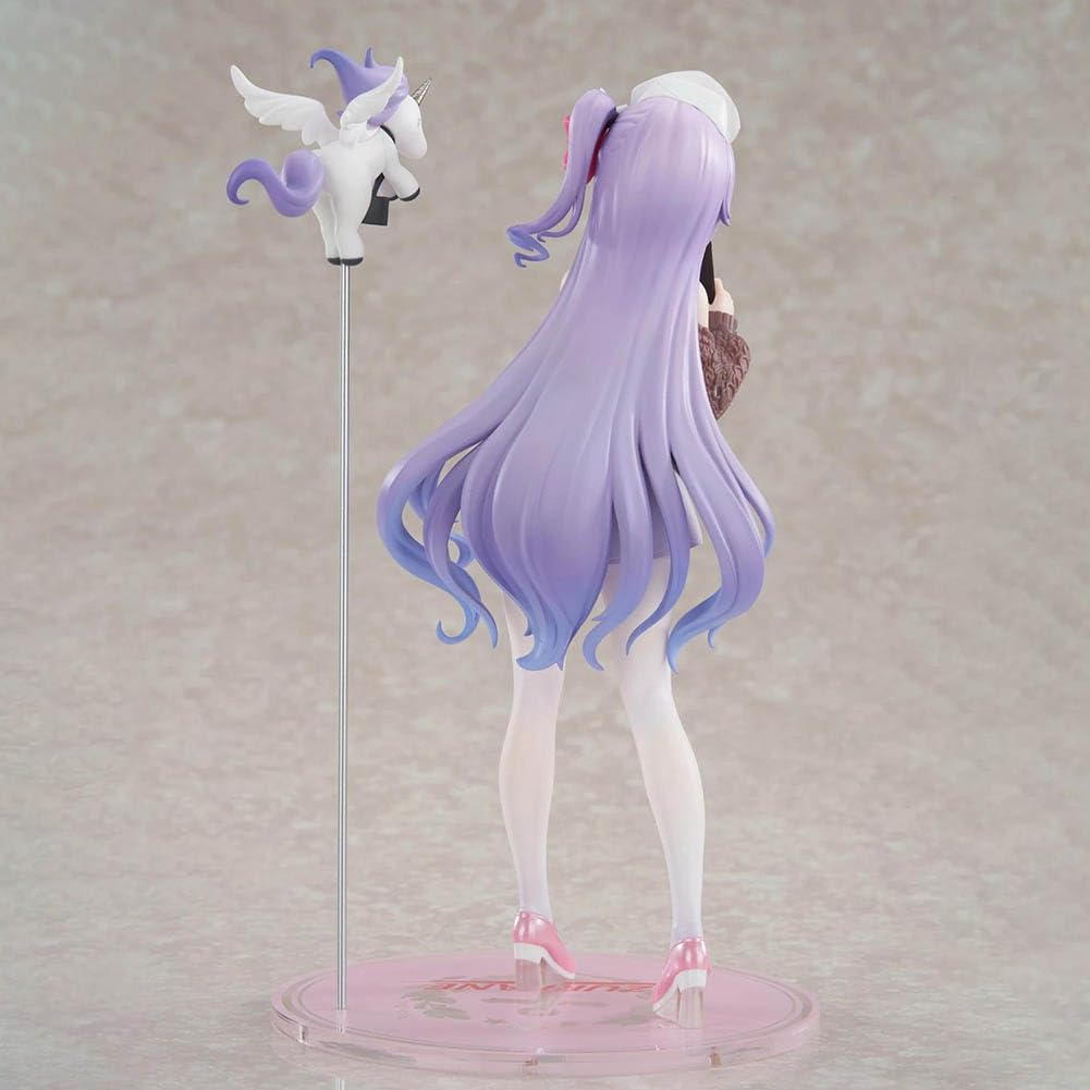 Zhongkaihua HMS Figurka jednorożca, 20 cm, wersja pielęgniarska, figurka akcji, urocza kolekcjonerska statuetka z PCW, dekoracja biurka, model, prezent dla fanów kawaii