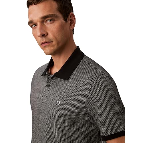 Calvin Klein Men's Jacquard Refined Polo3