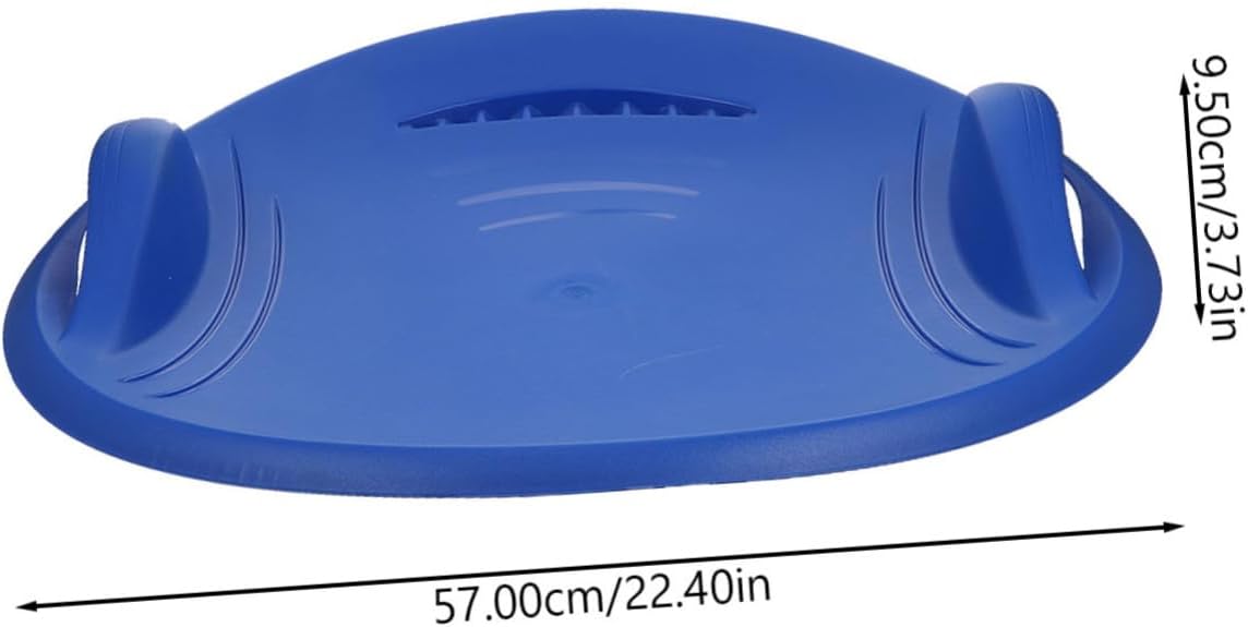 POPETPOP 1pc Portable Grass Flying Disc Ski Slider Pad for Boys and Girls Adults Lightweight Thicken Slider Easy to Clean Toy for Skiing and Ice Skating