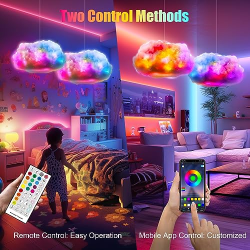 ViLSOM LED Cloud Light RGB Color Changing - Image 4