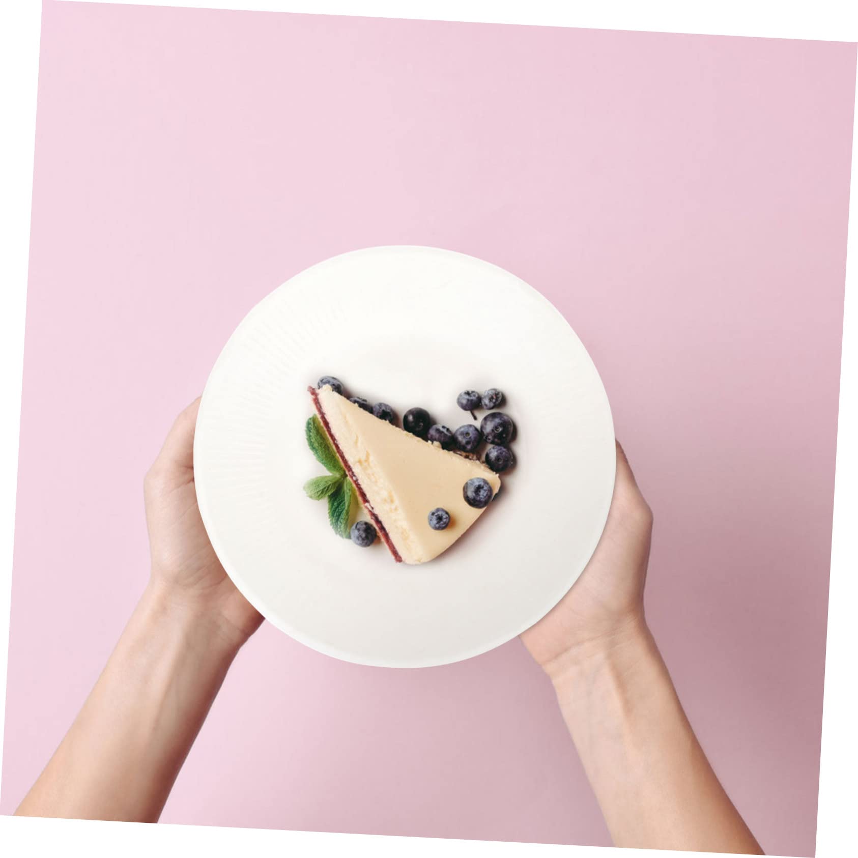 50 pezzi Piatti Usa e Getta Biodegradabili e Compostabili per Picnic e Attività Materiale Spesso e Resistente Facili Usare per Adulti