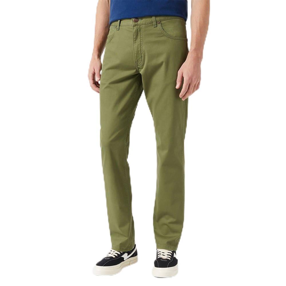 Wrangler Men's Greensboro Pants, Olive, 38W / 34L