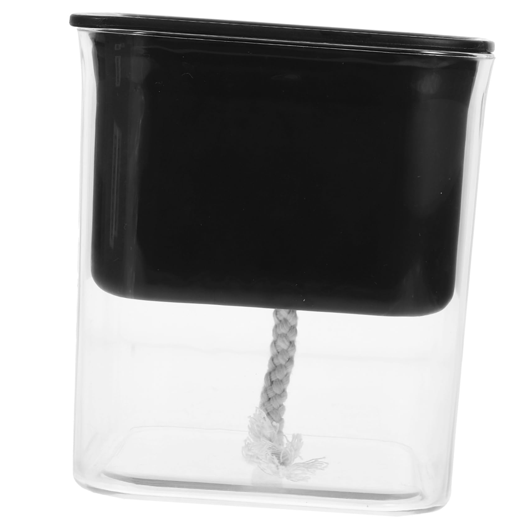 Toddmomy 4 Pièces Pot de Fleur Auto Irrigant Transparent Noir Jardinière Double avec Eau et Arrosage Automatique Pot Succulent Durable pour Intérieur et Extérieur