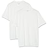 Amazon Essentials T-Shirts for Men, 100% Cotton and Cotton-Poly Blend, Regular-Fit, Short-Sleeve Crewneck, 2-Pack