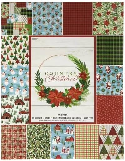 The Paper Studio Holiday Paper Pack (Vintage Christmas, 12" x 12")