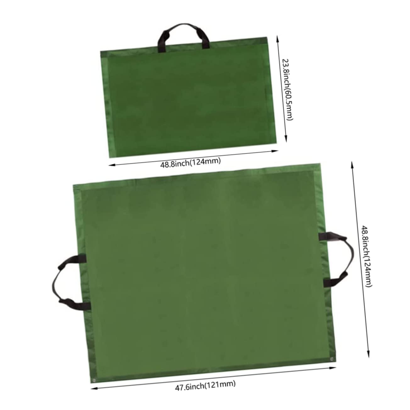 SUPVOX Sacco Da Giardino Con Manici Riutilizzabile Per Rifiuti Da Giardino Contenitore Per Foglie Secchio Per Spazzatura e Trasportare